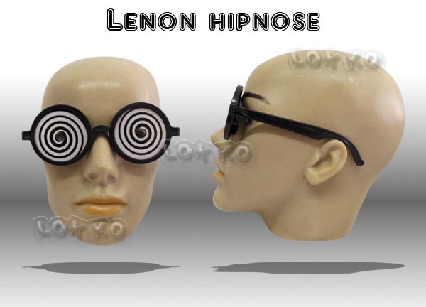 Óculos de festa lenon hipnose preto